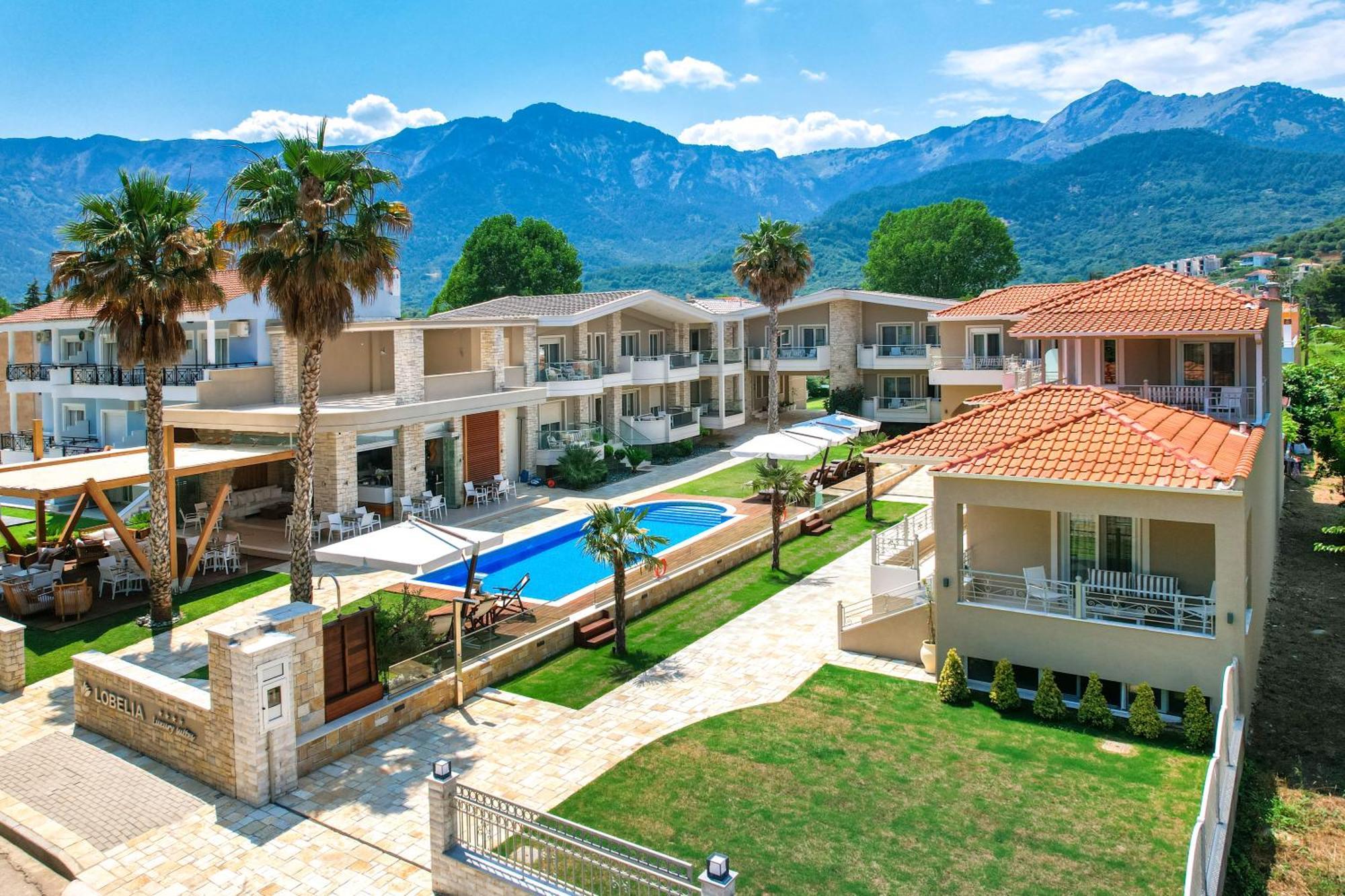 Lobelia Luxury Suites Chrysi Ammoudia Exterior photo